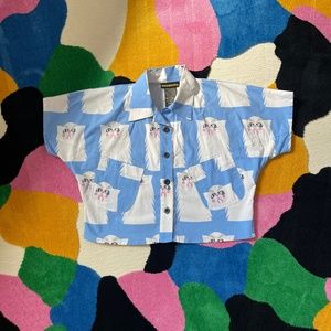 Nooworks cat western shirt